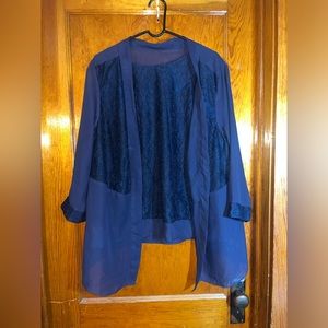 Brides mother of the bride navy outfit